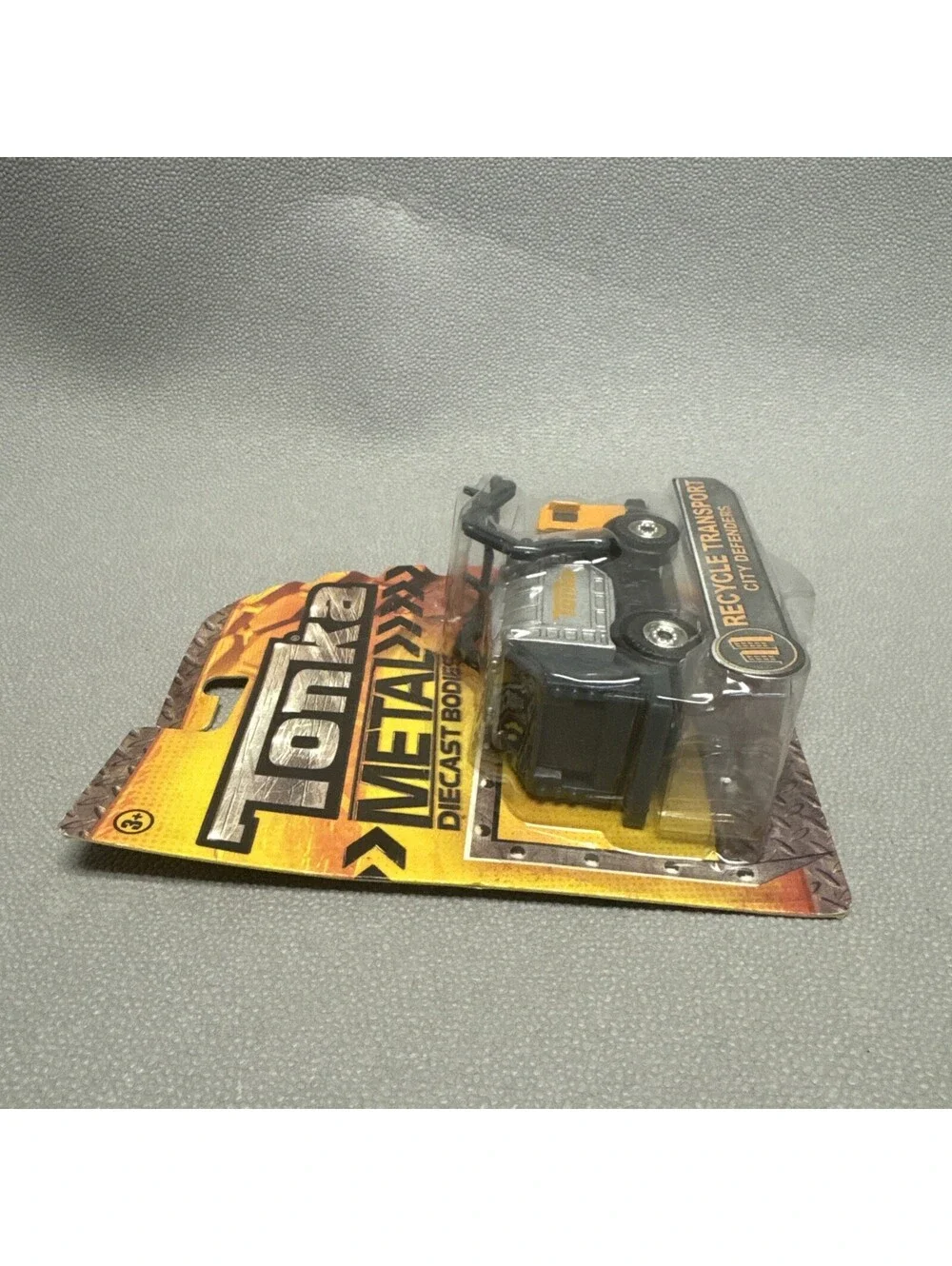 Tonka Metal Recycling Truck Transport City Defenders 1:64 Orange 2014 Diecast